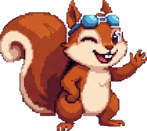A heckling squirrel
